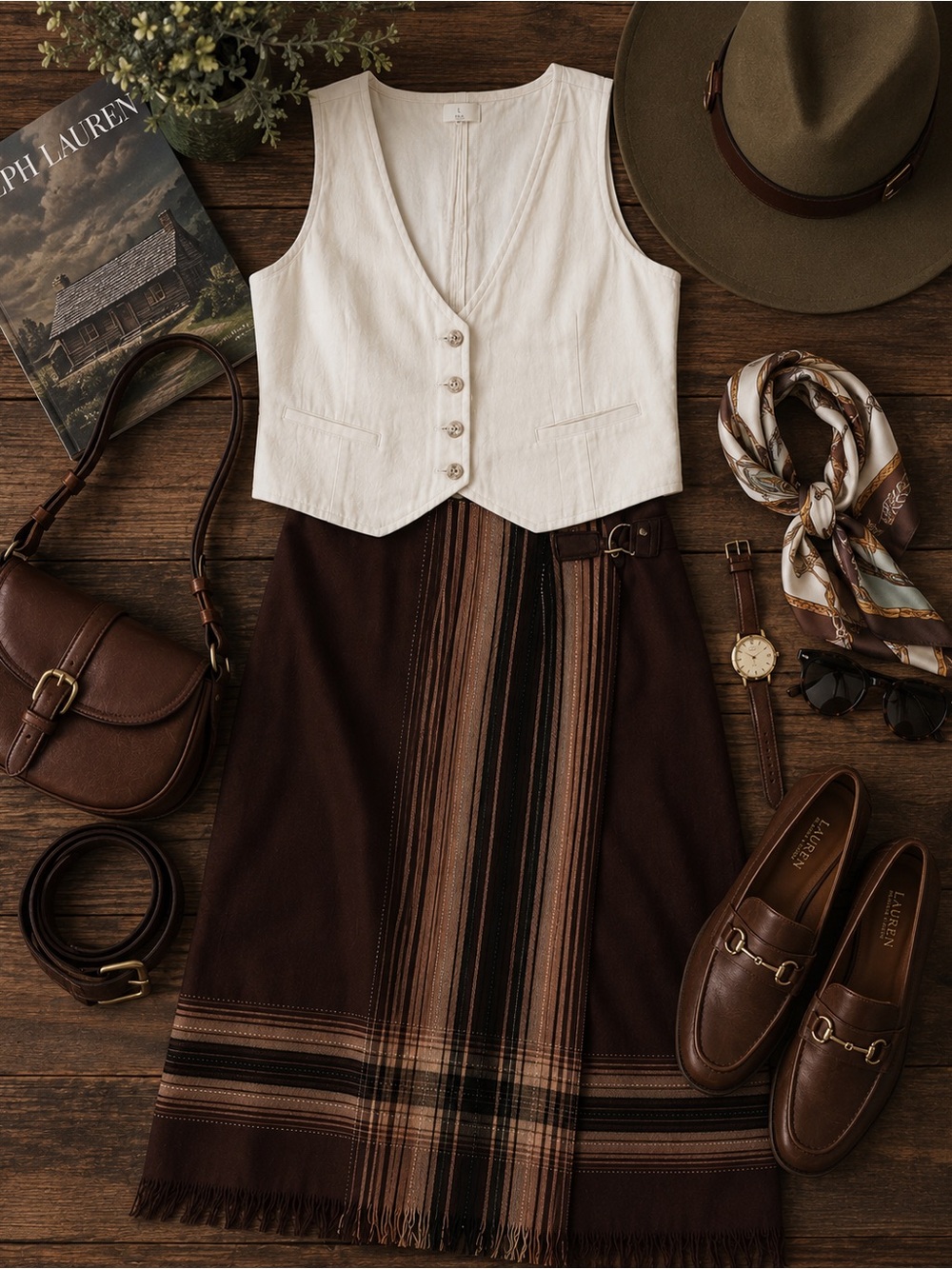 a.n.a White Women's Button-Front Vest